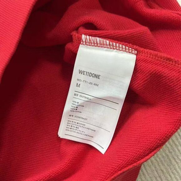we11done RED hoodie - Picture 4 of 8